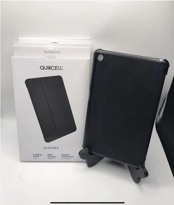Quikcell LG G Pad 5 Impact Tablet Protector Leather Folio Consul - Image 1 of 3