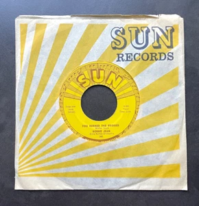 7" Bobbie Jean - You Burned The Bridges/ Cheaters Never Win - US SUN Records 342 - Imagen 1 de 1