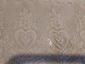 Lace Valances Off White 12" by 64" Each - Picture 1 of 2