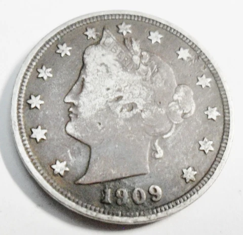 1909 P LIBERTY HEAD "V" NICKEL  SDS  **FREE SHIPPING** Cover