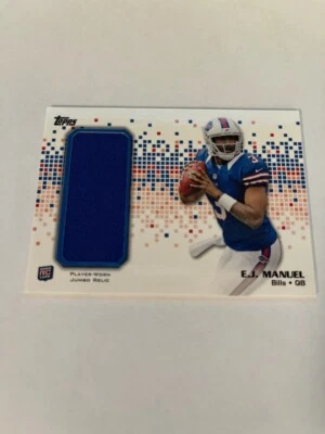 2013 Topps Rookie Jumbo Relic EJ Manuel #RJR-EJM Rookie - Image 1 of 2