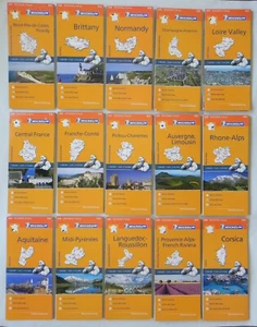 15 Michelin France Regional Road & Tourist Maps, Color Foldouts, 2015, Exc. - Picture 1 of 16