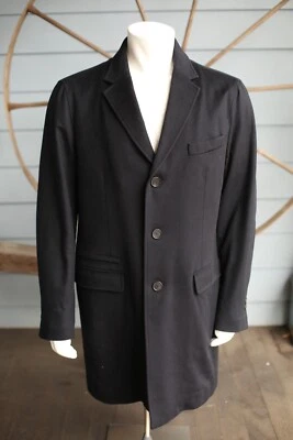 Abrigo impermeable acolchado 100 % cachemir Allegri $2,295 talla 56/46 negro NUEVO Foto 1 de 4