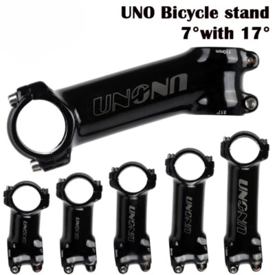 7 17 35 Degree MTB Road Bicycle Stem 28.6 31.8mm 60/70/80/90/100/110/120/130mm - Image 1 of 4