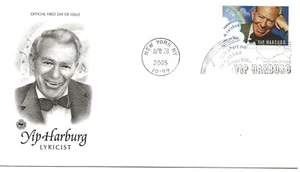 US Scott #3905, First Day Cover 4/28/05 New York Single Yip Harburg - Picture 1 of 1