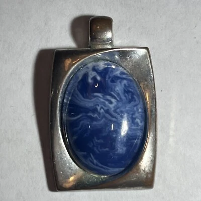 Кулон посеребренный Kenneth Cole синий камень - Изображение 1 из 3