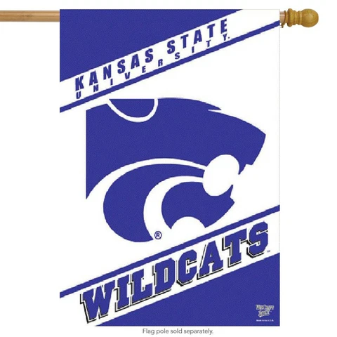 NCAA Kansas State Wildcats 27x37 Vertical Banner, Team Colors, One Size Cover