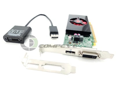 Dell AMD Radeon HD 8490 LP PCIE x16 Low Profile Video Card DP 1GB YT0RH Standard - Image 1 of 4