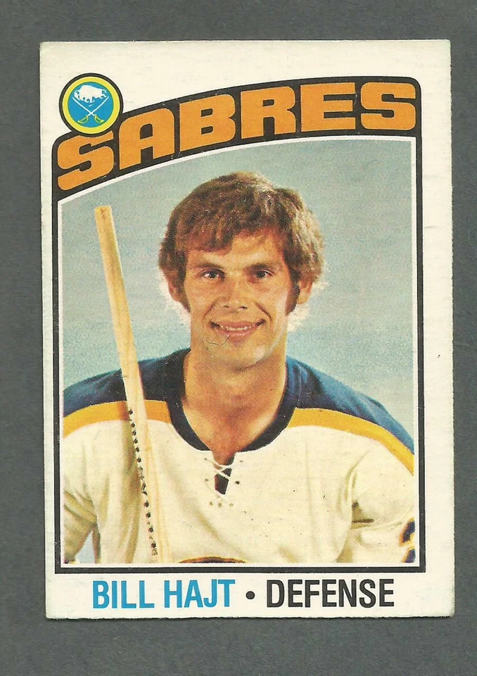 1976-77 OPC O-Pee-Chee Hockey Bill Hajt #128 Buffalo Sabres EX/MT *2 - Image 1 of 1