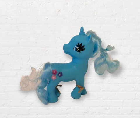 My Little Pony Plastic Horse Toy Figure Brushable Hair Flowers Trixie Lulamoon Cover