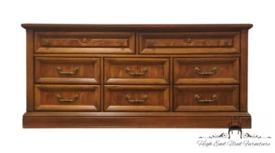 VAUGHN FURNITURE Galax, VA Walnut Italian Provincial Style 66? Triple Dresser... - Image 1 of 4