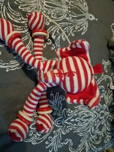 Jelly Kitten Jellycat Red White Elephant Baby Soft Toy Comforter Hoopy - Picture 1 of 4