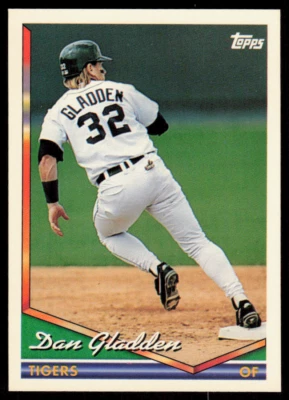 1994 Topps 342 Dan Gladden Detroit Tigers - Image 1 of 2