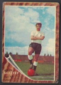 A & B C GUM - FOOTBALLERS (MAKE A PHOTO, 56-110) - #58 ALLEN MULLERY, FULHAM - Picture 1 of 2