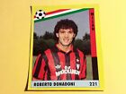 Roberto Donadoni Milan Album Il Grande Calcio Vallardi '91 Figurina N°221 Rec
