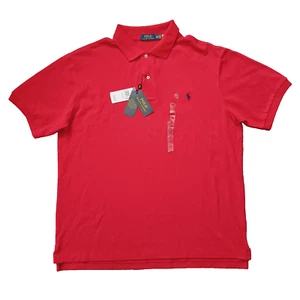 Polo Ralph Lauren Shirt Mens 1XB Red Polo Logo Short Sleeve NWT - Picture 1 of 14