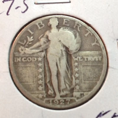 1927-S   Standing Liberty Quarter  Key Date - Image 1 of 2
