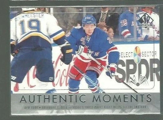  2016-17 SP Authentic #112 Jimmy Vesey AM (ref 60498) - Image 1 of 1