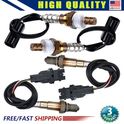 NEW 4X Oxygen Sensor For 2007-2008 Infiniti FX35 M35 V6 3.5L Upstream+Downstream - Image 1 of 4