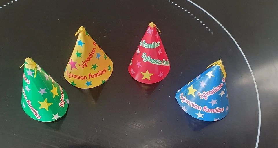 Sylvanian Families Party hats from vintage Birthday Party set Calico Critters - Image 1 of 1