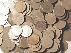 0,05 $ 1883-1912 Five Liberty "V" Nickels AG oder besser alle verschieden - Bild 1 von 1