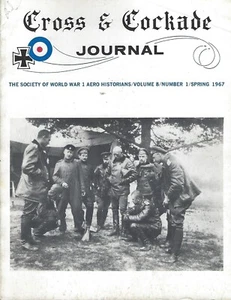 Cross & Cockade Journal Vol 8 # 1 (Spring 1967) Society of WWI Aero Historians - Bild 1 von 1