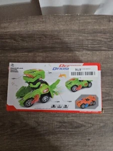 New Deform Dinosaur Blue And Red Car (Eletric Light Music Toy) 3+ Years Ol - Picture 1 of 3