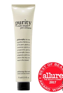 NUEVO EN CAJA Máscara Extractora de Poros Simple Hecha Philosophy Purity ¡Tamaño Completo! - Imagen 1 de 1