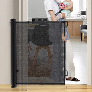 Large Pet Dog Gate Retractable Stair Gate 300cm Extra Wide Stair Gates for Dogs - Picture 1 of 15