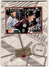 1997-98 Donruss Priority Stamps Bronze Teemu Selanne #NNO Anaheim Mighty Ducks