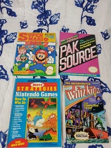 Nintendo Power Lot W Strategy Guide + Whiz Kids Comic Super Mario Bros 2 Pak_ - Picture 1 of 9