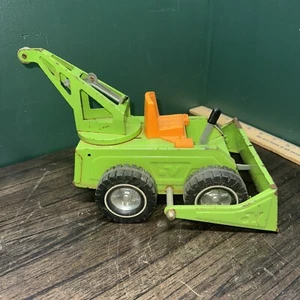 1970's vintage Nylint Road construction plow tow dozer tractor CAT - Picture 1 of 8