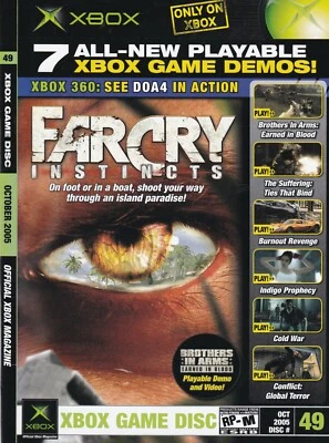 Official Xbox Magazine Demo Disc 49 (Xbox) FarCry Instincts / Brothers In Arms - Image 1 of 3