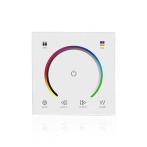 RGBW Wall Touch Panel Controller & Dimmer Switch for LED Strip Modules DC12-24V - Picture 1 of 6