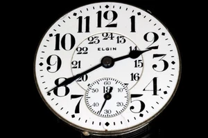Elgin grade 478 B.W. Raymond defective pocket watch movement - Picture 1 of 3