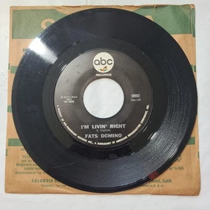 Fats Domino ~  I Don't Want To Set The World On Fire ~ ABC 45 RPM  Record - Picture 1 of 4