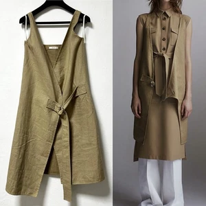 Celine Phoebe Philo 2014 Resort Lookbook Leinen ärmellose Wickeljacke Weste - Bild 1 von 14