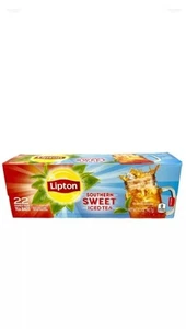 Lipton Iced Tea Southern Sweet Tea Bags 22 ct 3.2 oz Exp:08/25+ - Picture 1 of 1