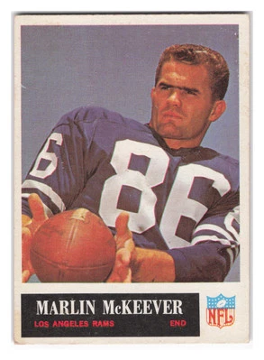 1965 Philadelphia #91 Marlin McKeever Los Angeles Rams - Image 1 of 2
