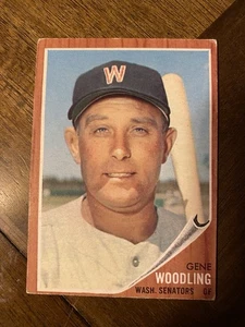 1962  topps baseball. Gene Woodling Card #125 VG - Picture 1 of 3