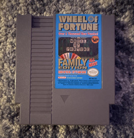 GameTek Wheel of Fortune: Family Edition NES NTSC-U/C E Trivia Game Show 1990