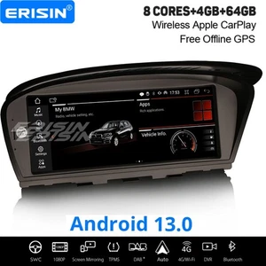8,8" Android 13 Autoradio Für BMW 3er E90/91/92/93 5er E60/61/63/64 CIC DAB+Navi - Bild 1 von 11