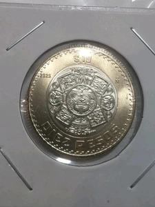 RARE 2025 Mexico $10 Pesos Coin AU- KM 616 Bimetallic 🇲🇽 BRILLIANT GEM - Picture 1 of 9