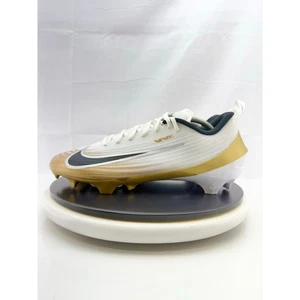 Nike Vapor Speed 3 Men’s Size 12 White Metallic Gold Football Cleats FB3303-103 - Picture 1 of 9
