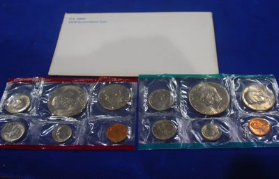 1978 US Mint Set OGP UNC Eisenhower Dollar Denver & Philadelphia - Image 1 of 4