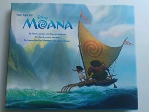 SIGNED Art of Moana Disney Book By Jessica Julius Ron Clements Hardcover - Picture 1 of 7