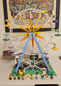 LEGO Creator Expert 10247 Ferris Wheel &ndash;  Used, All Minifigures, No Manual