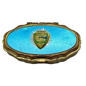 Vintage Redding California Messing Pillendose tolle Patina schneller Versand! - Bild 1 von 5