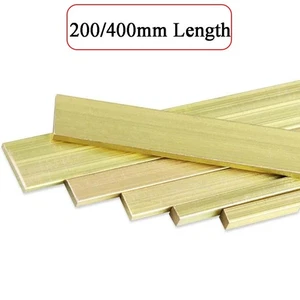 Solid H62 Brass Flat Bar Stock for Making Handicrafts Architectural Decoration - Picture 1 of 26