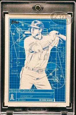 Shohei Ohtani RARE BLUEPRINT SP INVESTMENT CARD TOPPS DODGERS MVP MINT - Image 1 of 4
